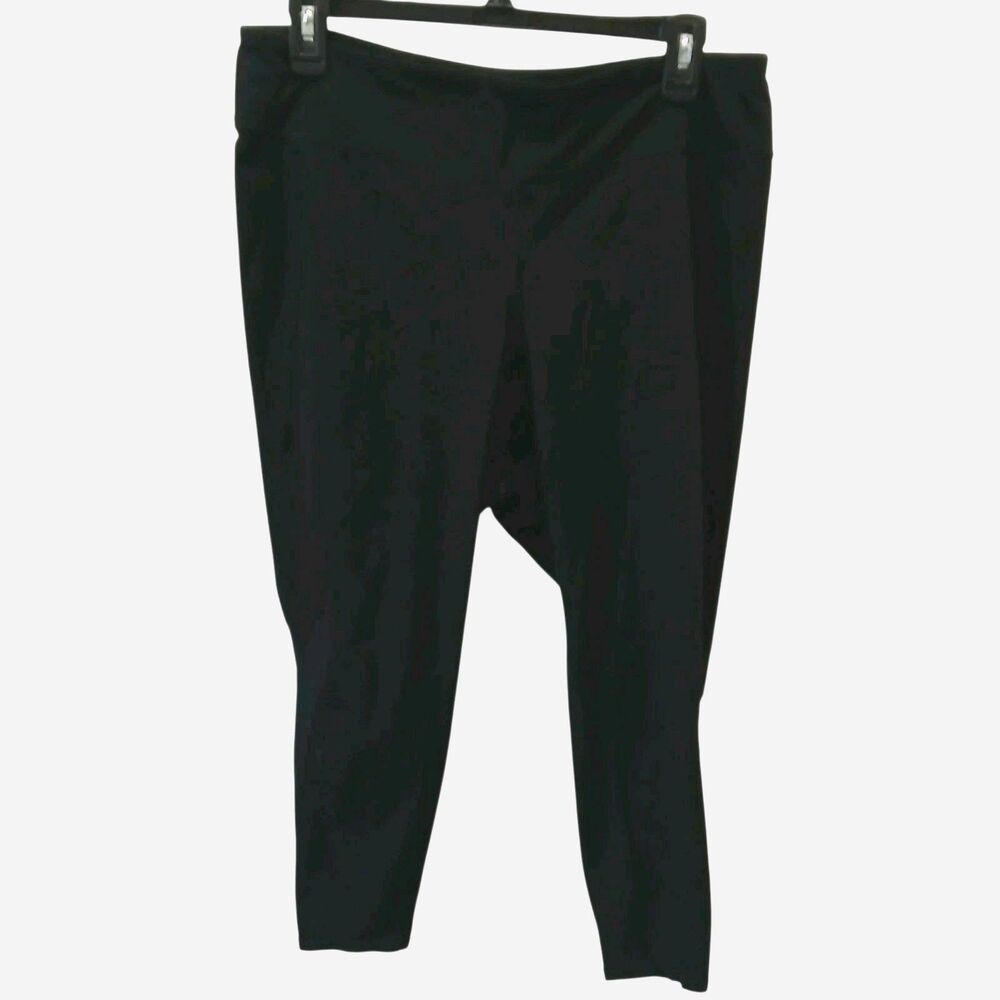 J. Jill Black Capri Leggings Womens Size  1X Crop Crop Cropped Stretch  Comfort